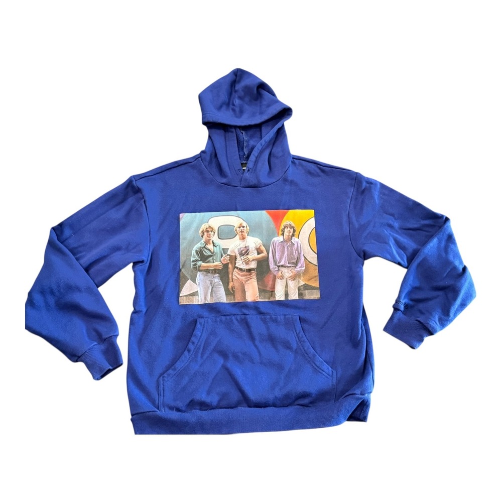 Dumbgood Dazed and Confused Hoodie Graphic Print Pullover Sweatshirt‎ Size Small